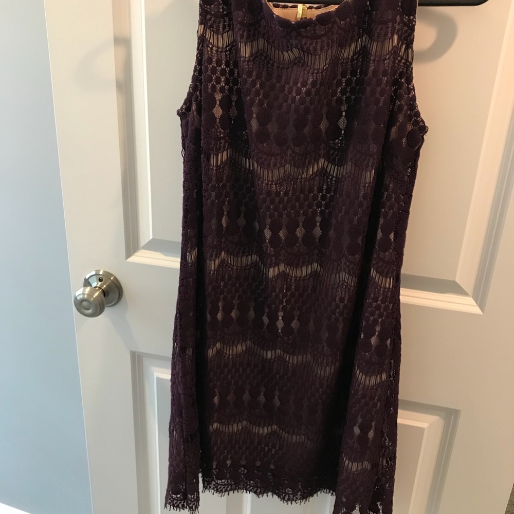 Purple Boho Dress